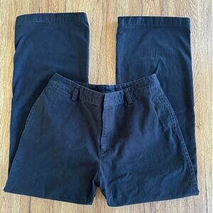 VTG Lauren Ralph Lauren Black Wide Leg Chinos Size 8
